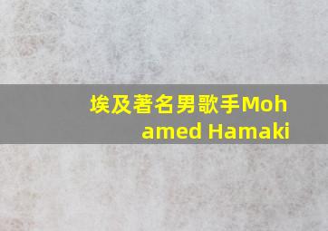 埃及著名男歌手Mohamed Hamaki